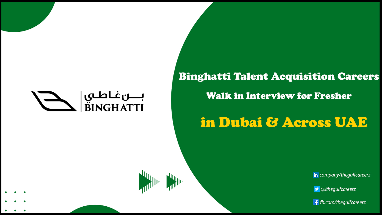 Binghatti Talent Acquisition Careers | Apply Now for Latest Opportunities Binghatti Talent Acquisition Careers