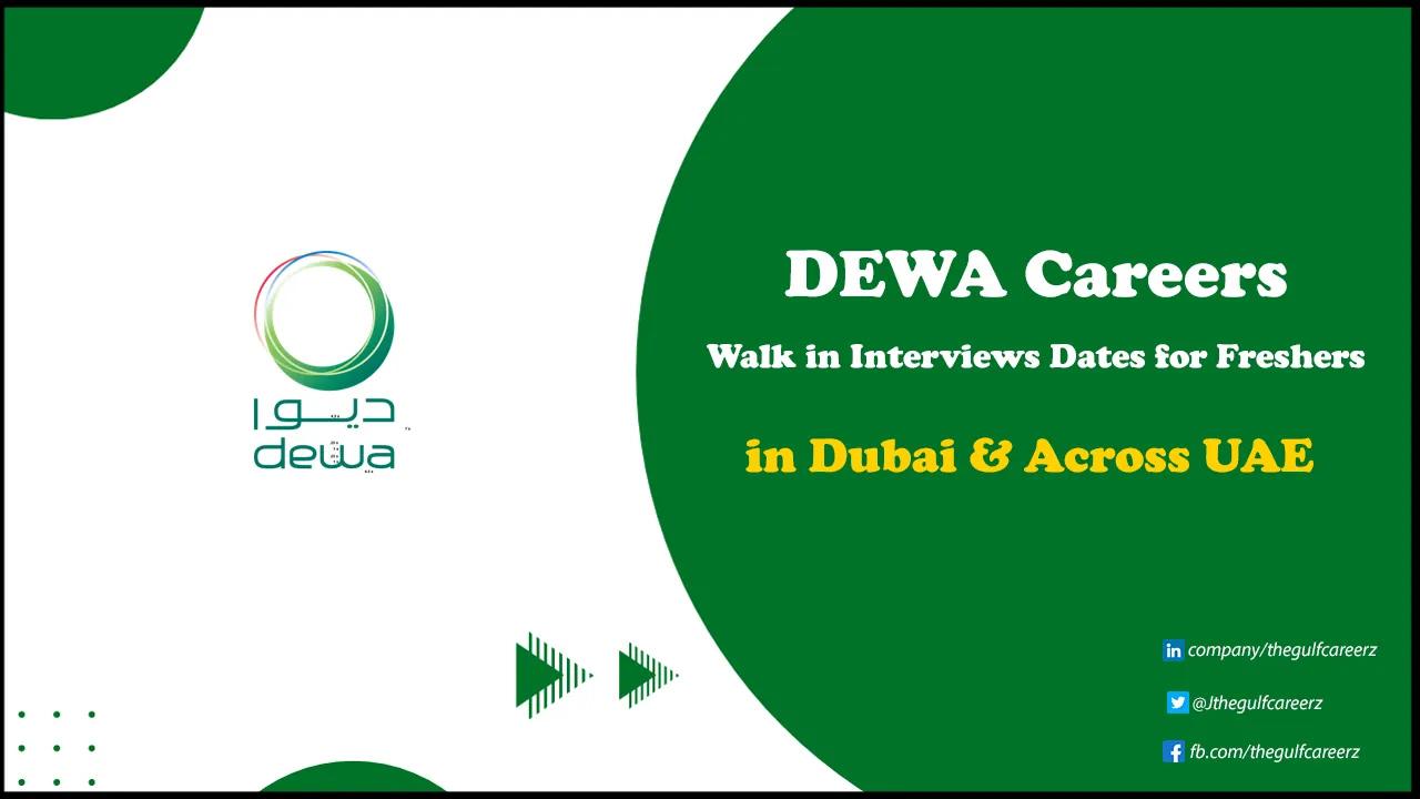 DEWA Careers for Foreigners | Latest Opportunities in UAE DEWA Careers