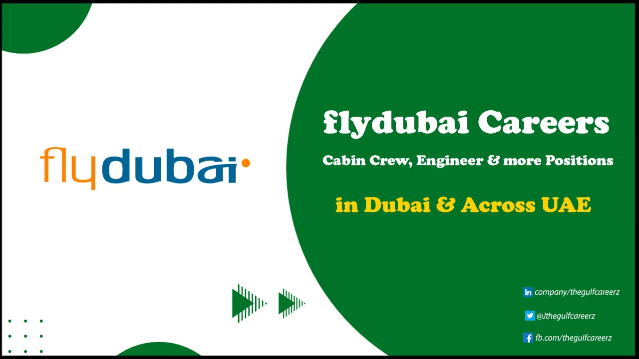 flydubai Careers n Airlines for Freshers | Hiring for Multiple Position flydubai Careers
