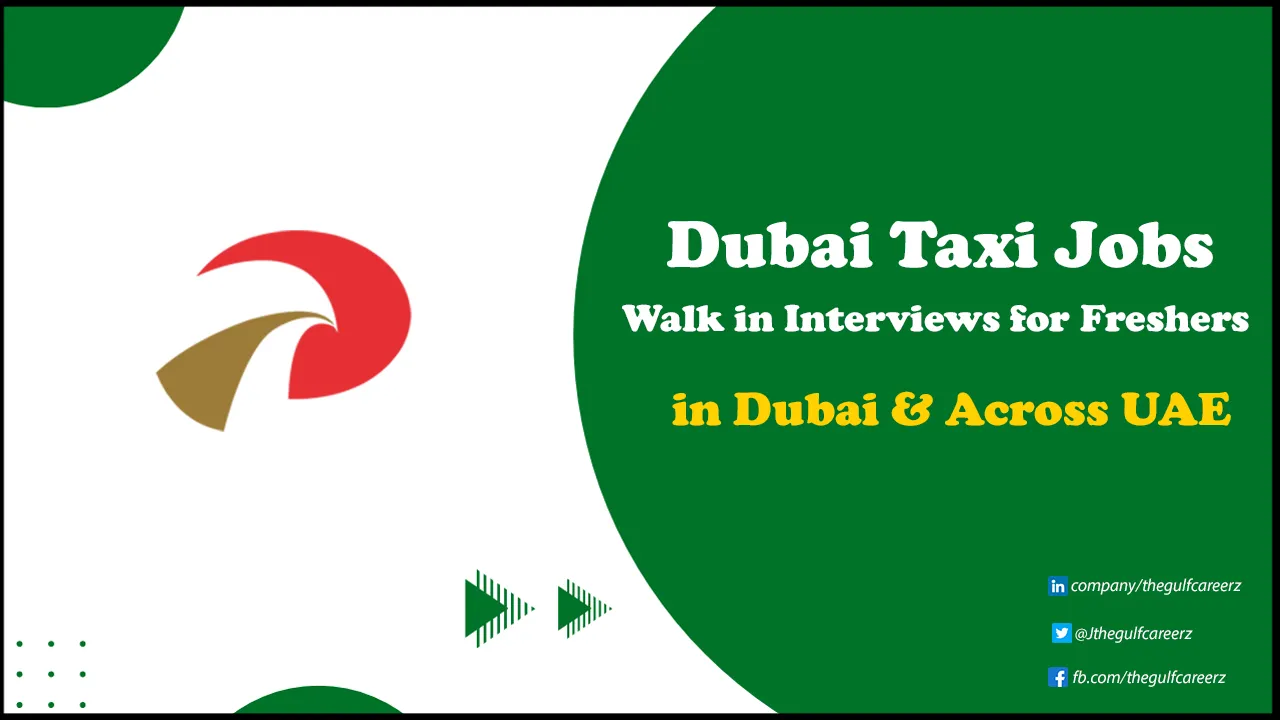 Dubai Taxi Jobs