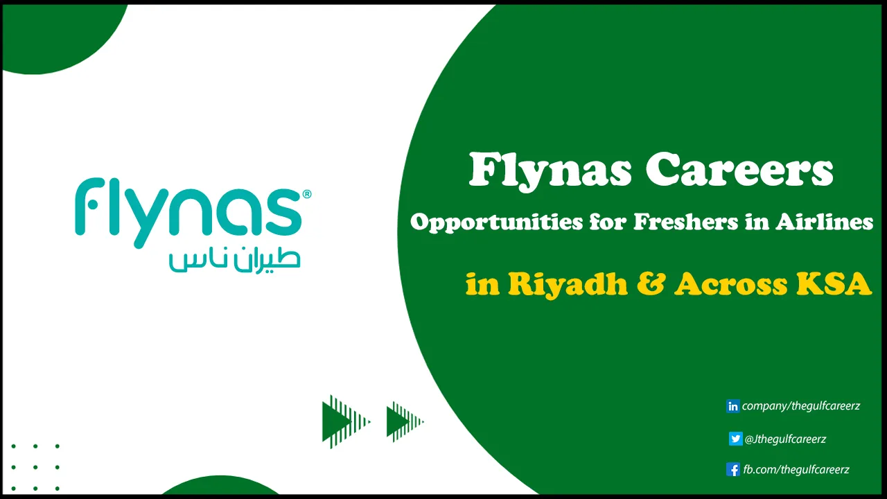 FlyNas Careers | Latest Job Vacancy for Foreigners in KSA Flynas Careers