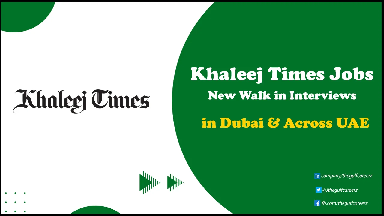 Khaleej Times Jobs