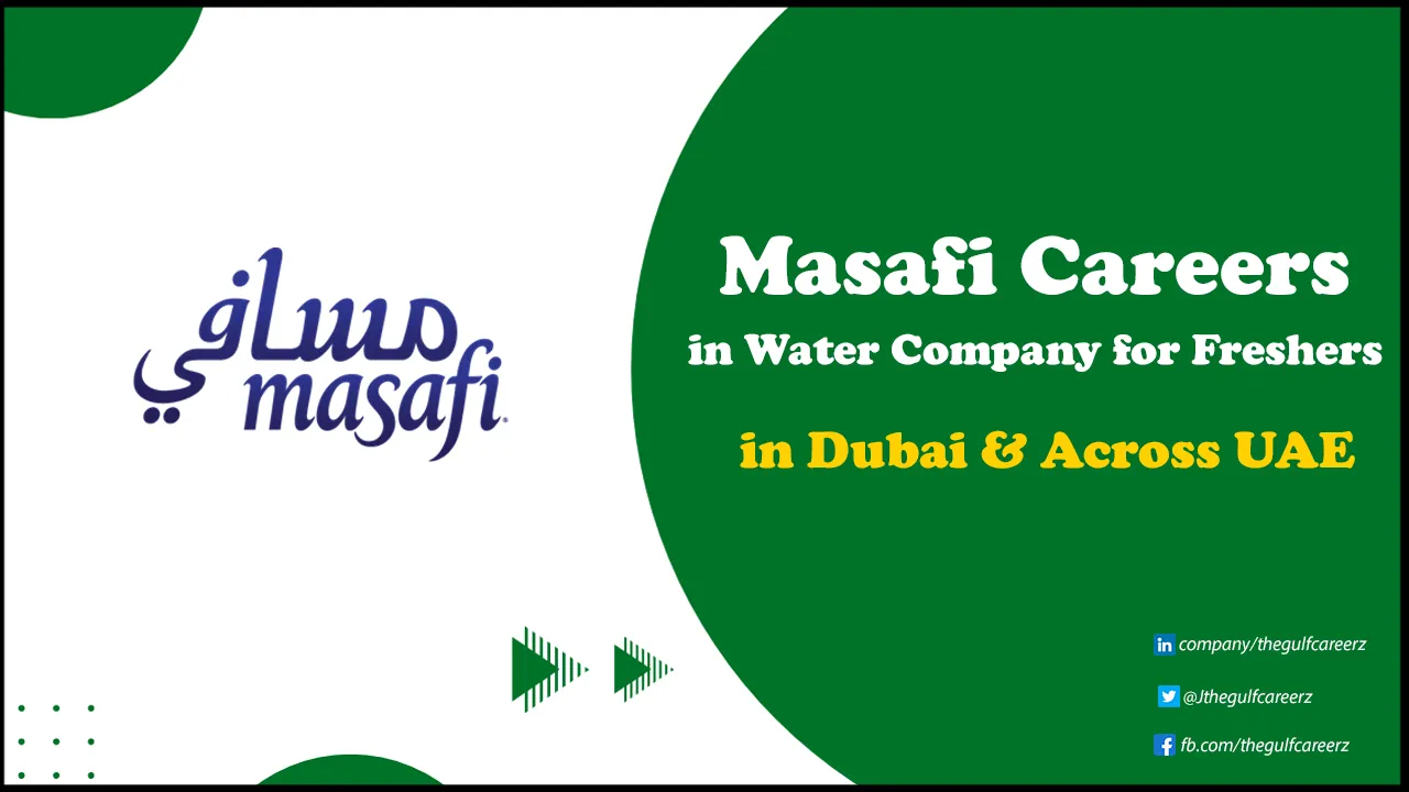 Masafi Careers for Freshers in Water Company | Apply Online Masafi Careers